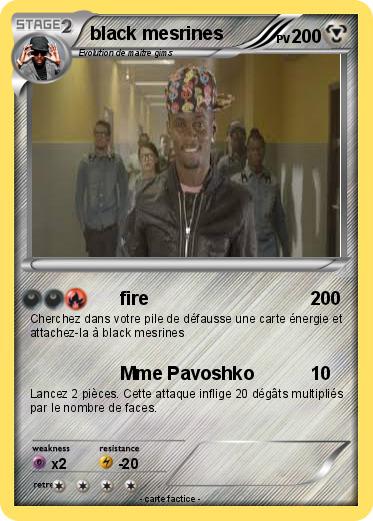 Pokemon black mesrines