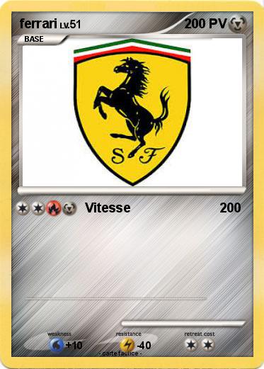 Pokemon ferrari