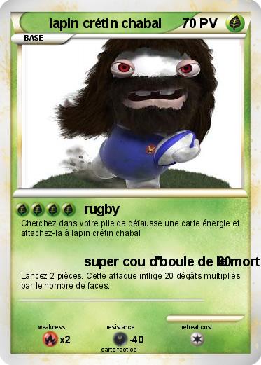 Pokemon lapin crétin chabal