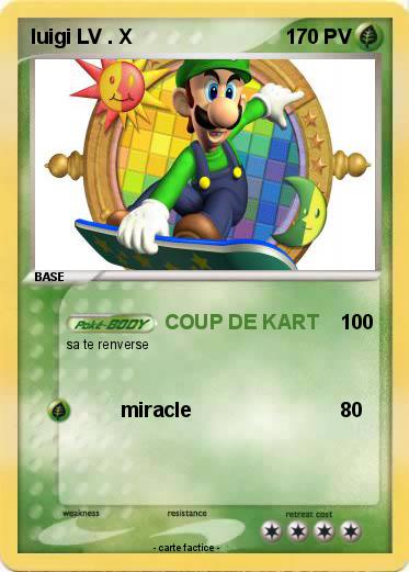 Pokemon luigi LV . X