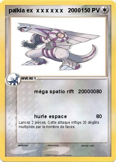 Pokemon palkia ex  x x x x x x   2000 
