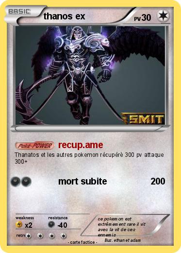 Pokemon thanos ex
