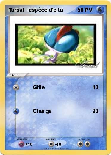Pokemon Tarsal   espèce d'elta                                                3