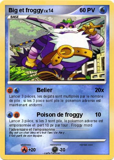 Pokemon Big et froggy