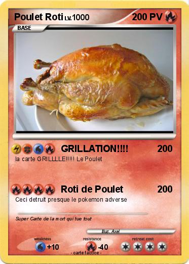 Pokemon Poulet Roti