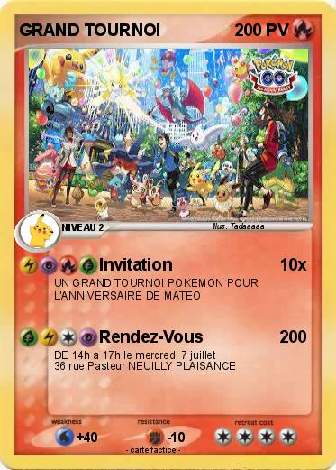 Pokemon GRAND TOURNOI