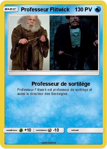 Pokemon Professeur Flitwick