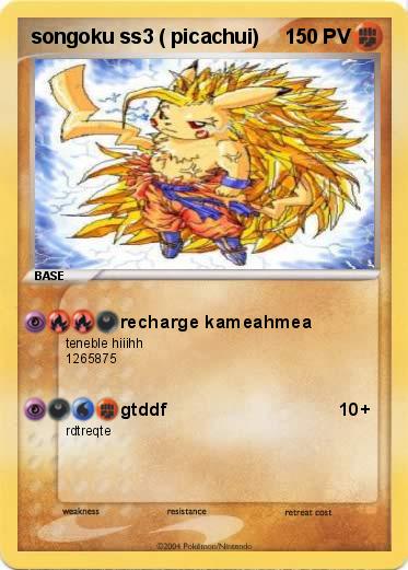 Pokemon songoku ss3 ( picachui)