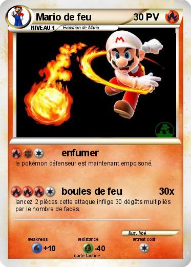 Pokemon Mario de feu