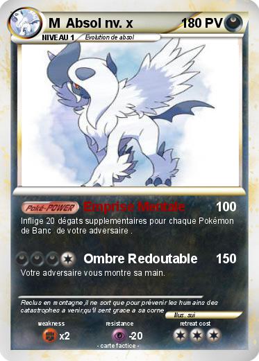 Pokemon M  Absol nv. x