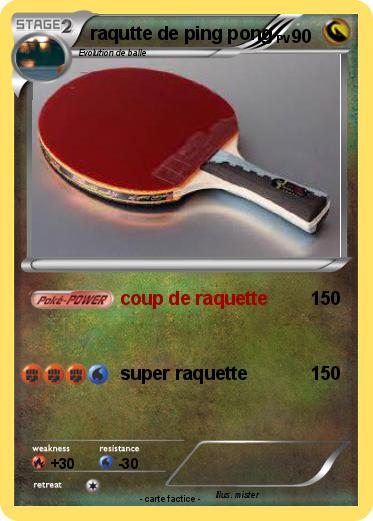 Pokemon raqutte de ping pong