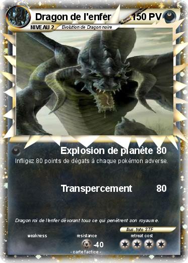 Pokemon Dragon de l'enfer