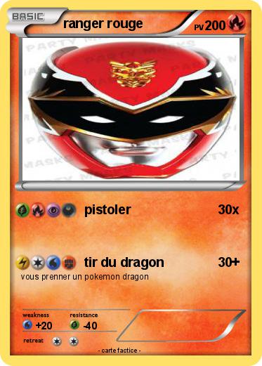 Pokemon ranger rouge