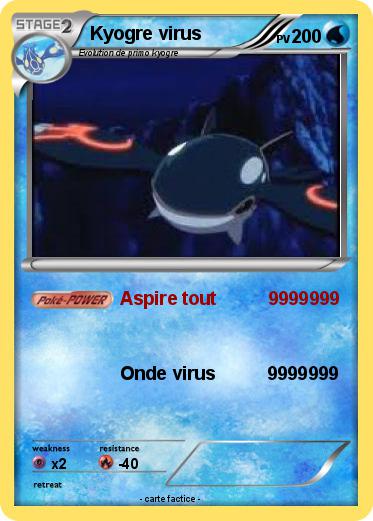 Pokemon Kyogre virus