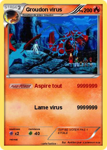 Pokemon Groudon virus