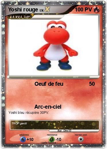 Pokemon Yoshi rouge