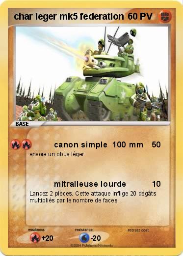 Pokemon char leger mk5 federation