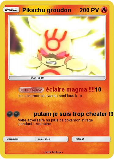Pokemon Pikachu groudon