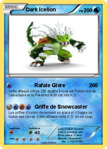 Pokemon Dark Icelion