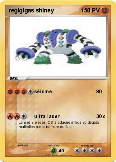 Pokemon regigigas shiney