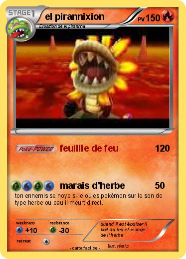 Pokemon el pirannixion