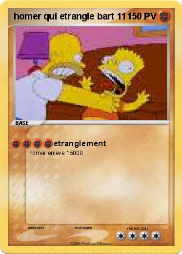 Pokemon homer qui etrangle bart 11