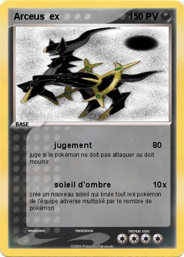 Pokemon Arceus  ex 