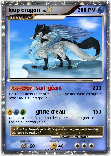 Pokemon loup dragon