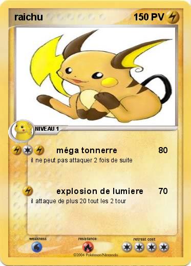 Pokemon raichu