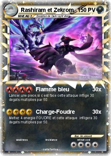 Pokemon Rashiram et Zekrom