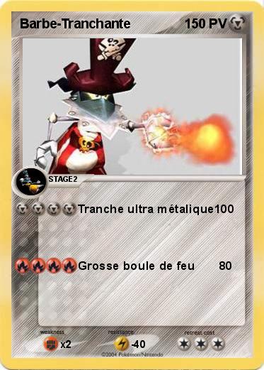 Pokemon Barbe-Tranchante
