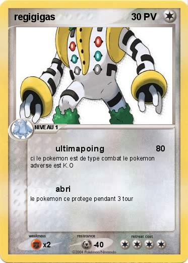 Pokemon regigigas