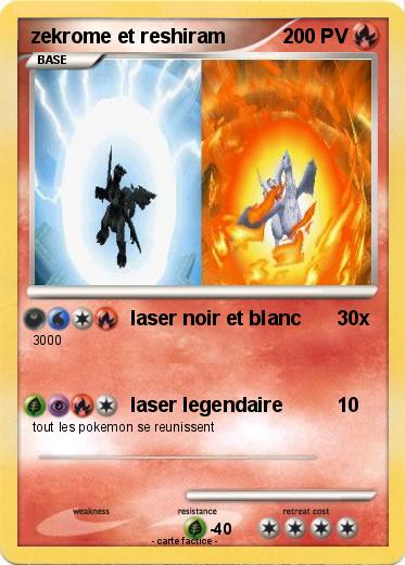 Pokemon zekrome et reshiram