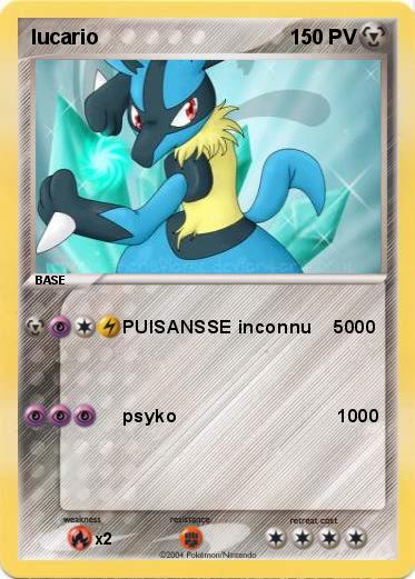 Pokemon lucario
