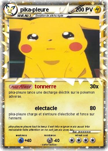 Pokemon pika-pleure