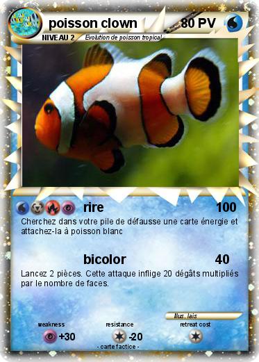 Pokemon poisson clown