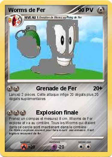 Pokemon Worms de Fer