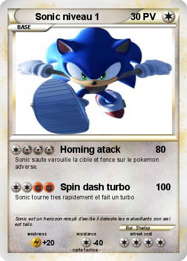 Pokemon Sonic niveau 1