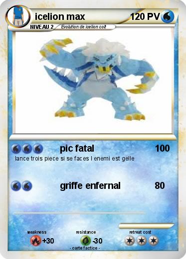 Pokemon icelion max