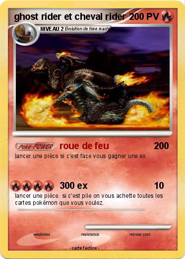 Pokemon ghost rider et cheval rider
