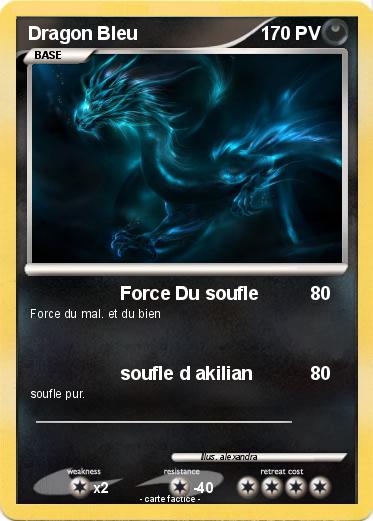 Pokemon Dragon Bleu