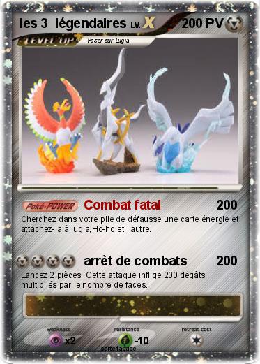 Pokemon les 3  légendaires