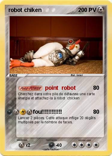 Pokemon robot chiken