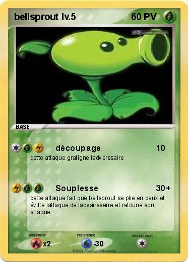 Pokemon bellsprout lv.5