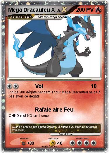 Pokemon Mega Dracaufeu X