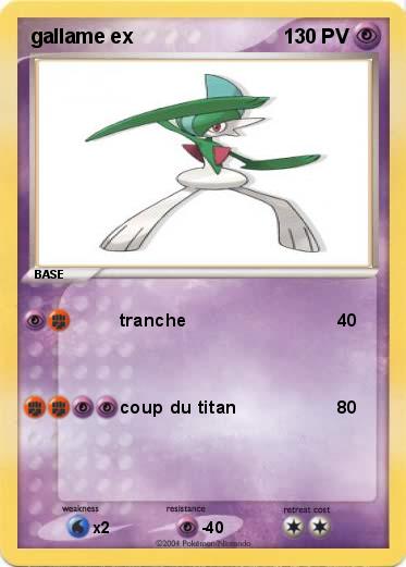 Pokemon gallame ex