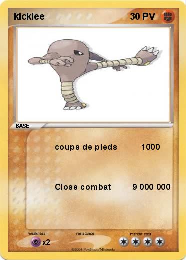 Pokemon kicklee