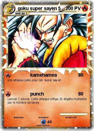 Pokemon goku super sayen 5