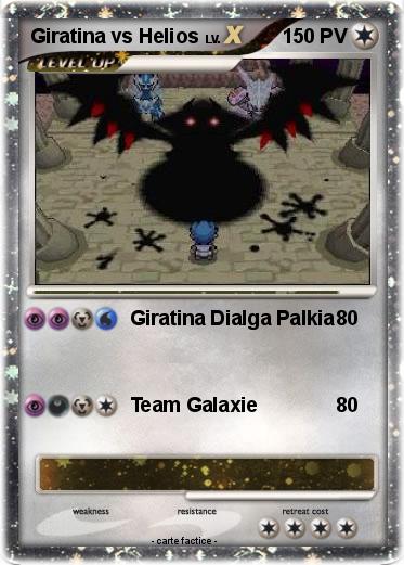 Pokemon Giratina vs Helios