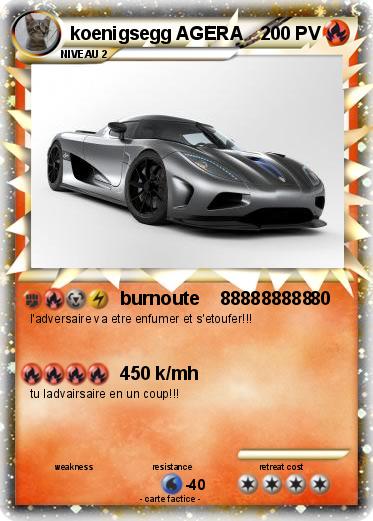 Pokemon koenigsegg AGERA